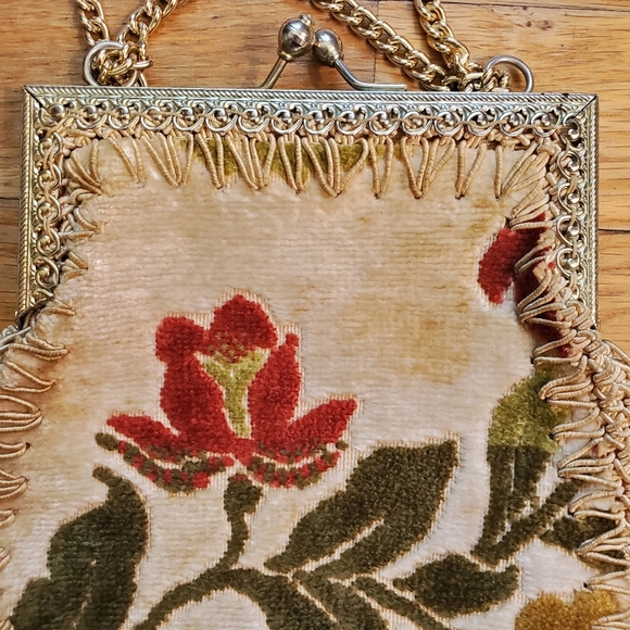 Vintage Mister Simon Ernest made in Italy floral bag purse - Picture 8 of 12